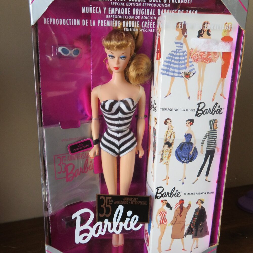 Barbie 35th Anniversary Doll in Black and White